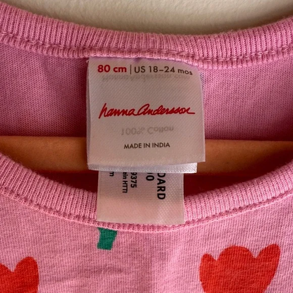 HANNA ANDERSSON - Pink Floral Sleeveless Baby Jumpsuit - Picture 2 of 5